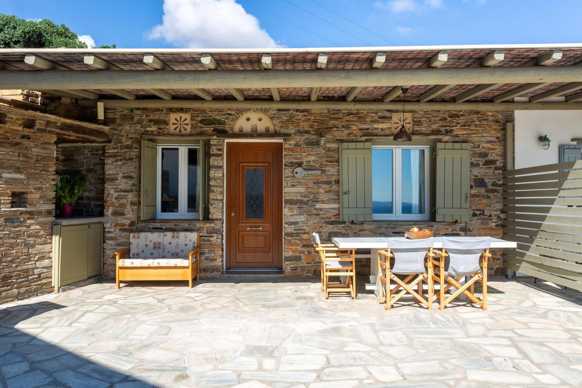 Вілла Andrea'S Tinos House Агіос-Состіс Екстер'єр фото